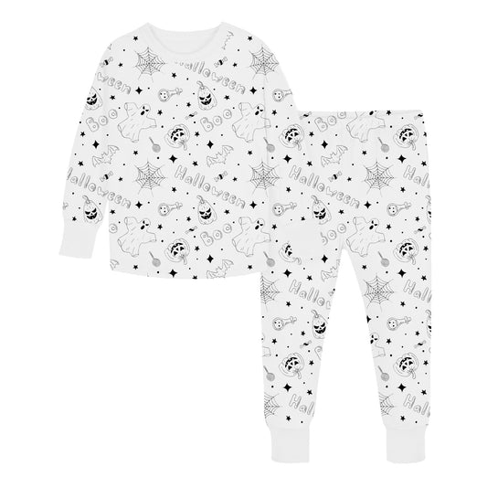 Spooky Fun Coloring Pajamas