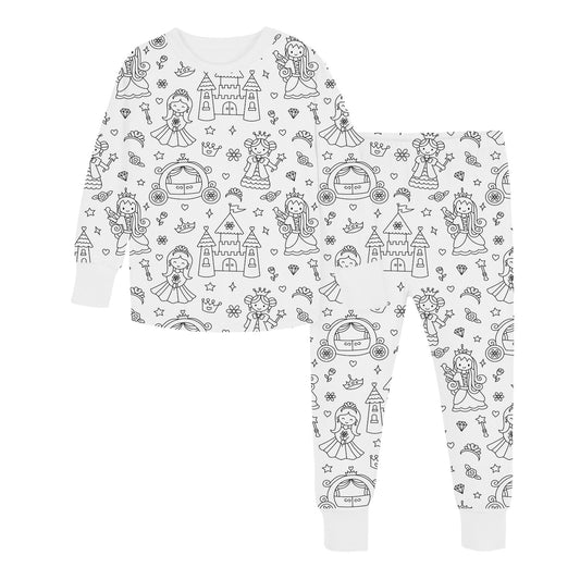 Princess Dreams Coloring Pajamas