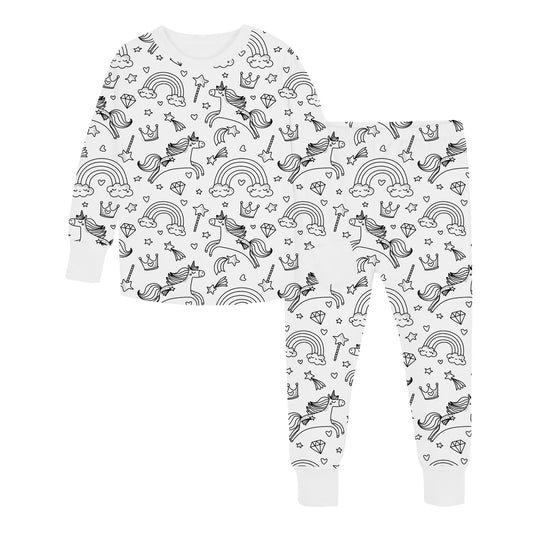 Unicorn Magic Coloring Pajamas